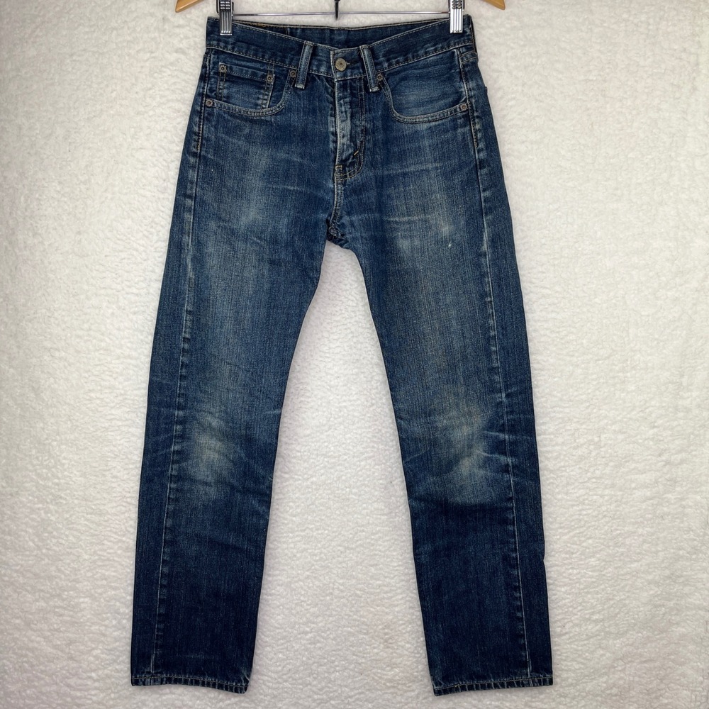 Levi's 505 Regular Fit Jeans Mens 29x32 Blue Excellent Straight Leg Denim